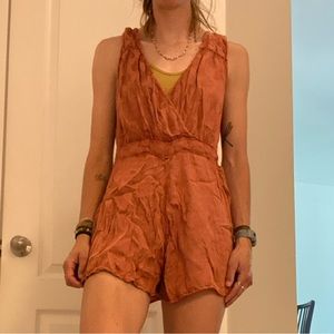 Beautiful coral romper